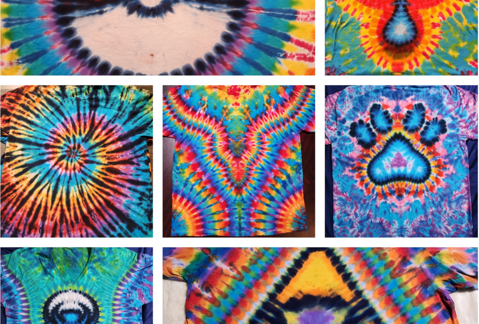 Tie-dye designs